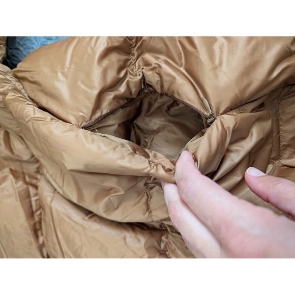 Tuckernuck Copper Reagan Ruffle Down Winter Jacket Womens Size Large - Picture 12 of 14